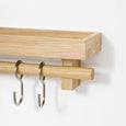 Oak Kitchen Hanging Rack
