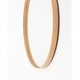 Oak Round Mirror