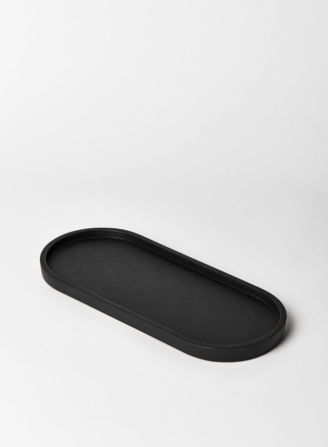 Black Oval Tray