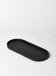 Black Oval Tray