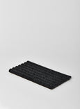 Large Black Speckle Wave Tray
