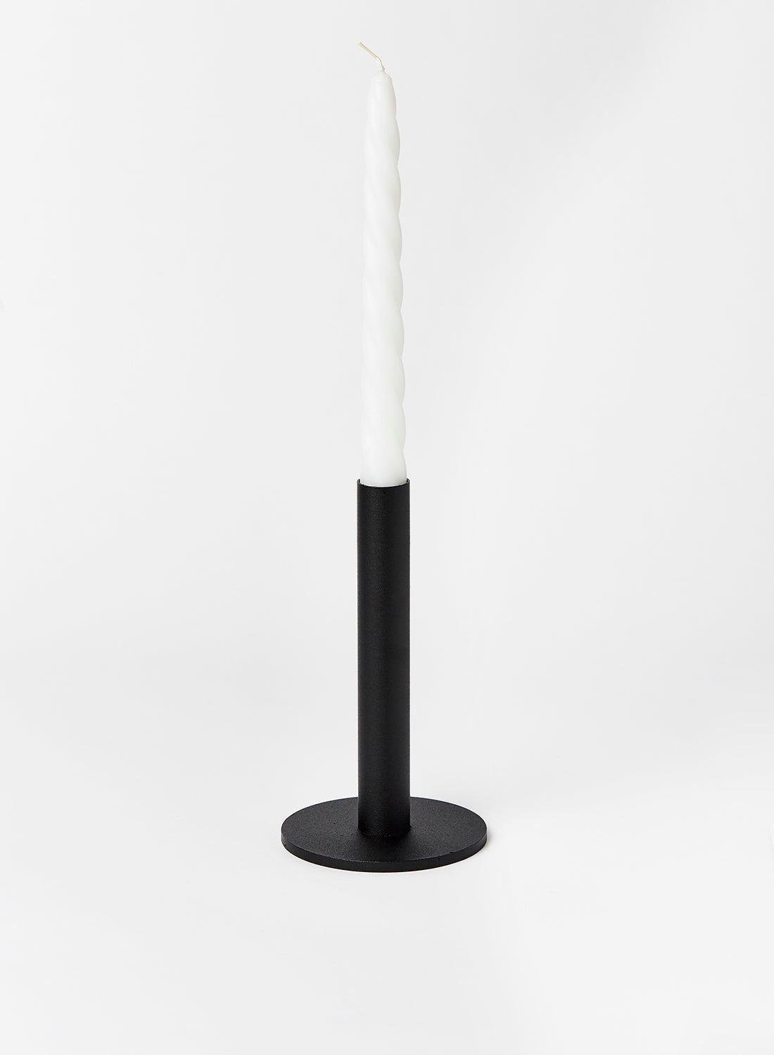Medium Black Candlestick Holder