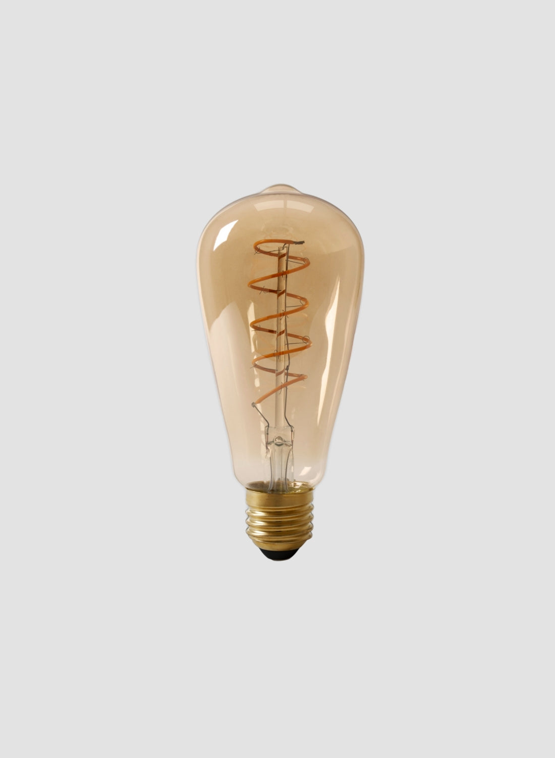Spiral Teardrop LED Filament Bulb
