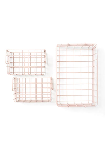 Storage Baskets In Blush