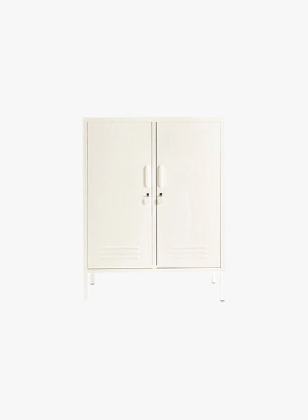 The Midi Locker White | Mustard Made