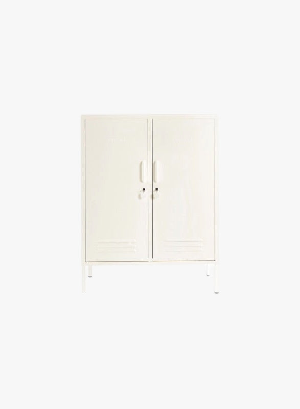 The Midi Locker White | Mustard Made