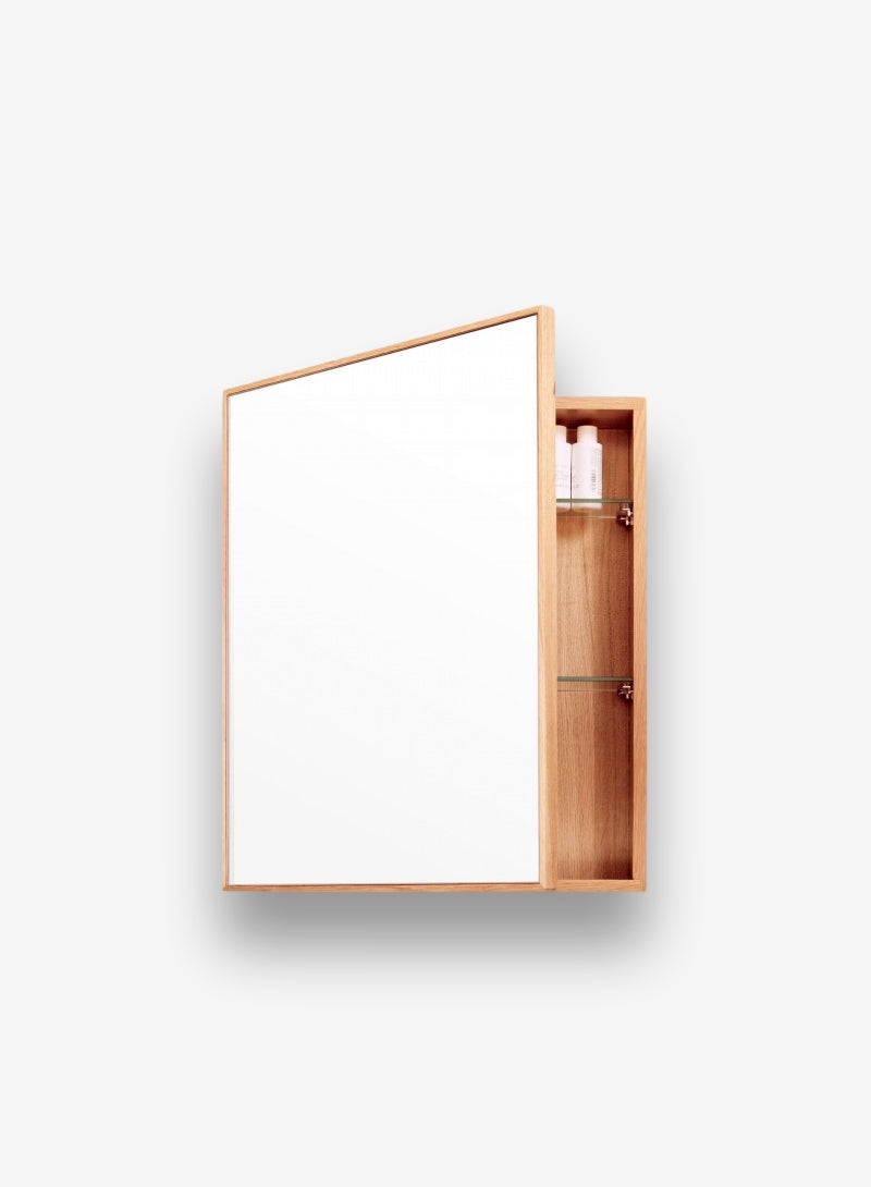 Wooden Bathroom Cabinet With Mirror