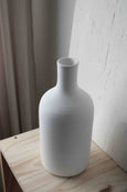 Tall White Vase