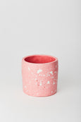 Pink and White Terrazzo Planter